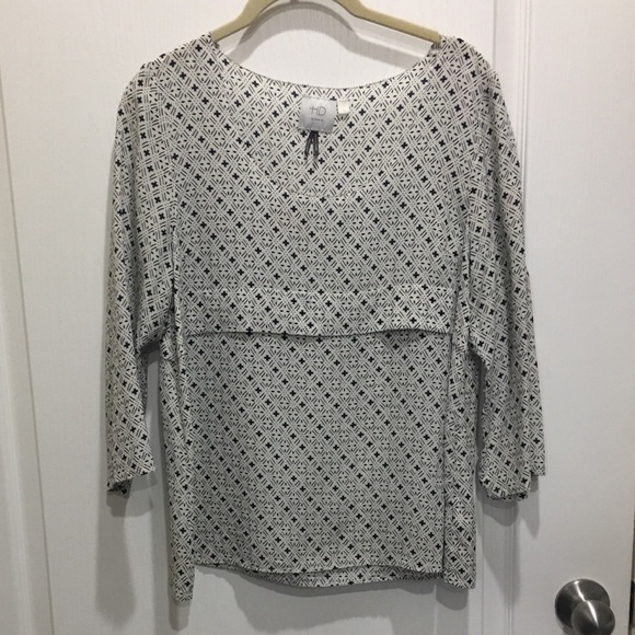 HD in Paris Anthropologie 100% SILK Blouse Top - Picture 2 of 8